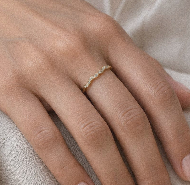 Marea Ring, worn